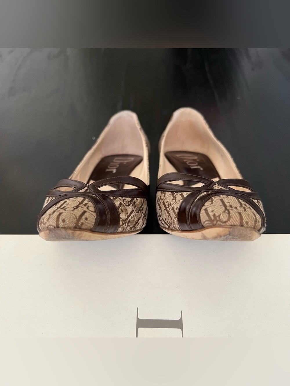 🖤EUC🖤 CHRISTIAN DIOR Strappy Escarpin Kitten Heels - Picture 9 of 13